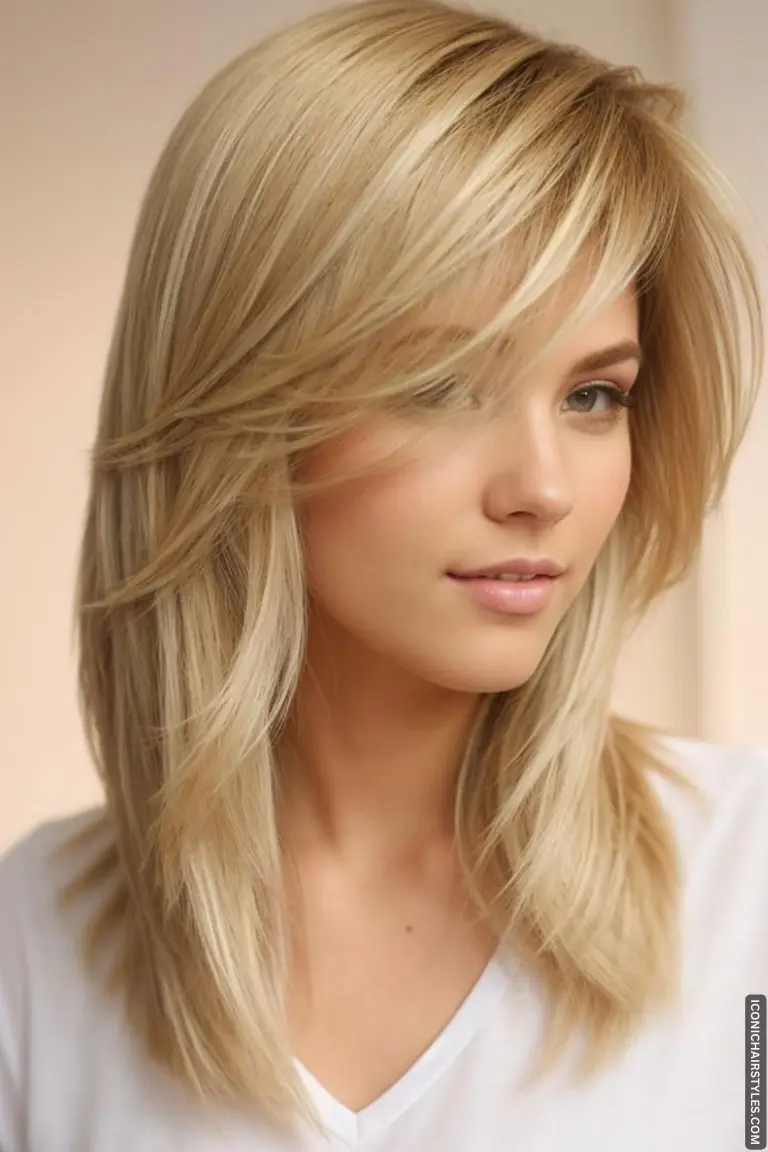 medium length layered haircuts