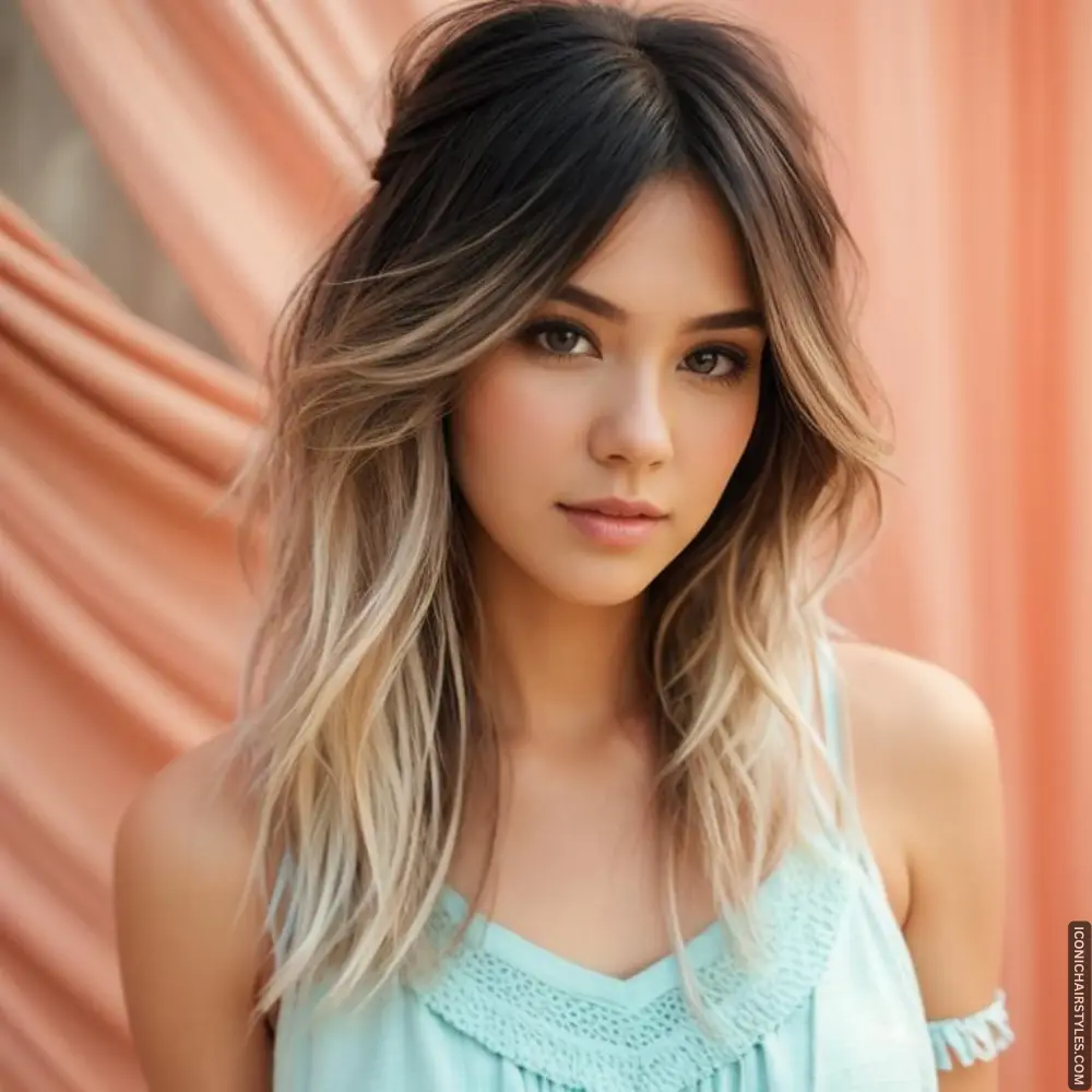 medium length layered haircuts