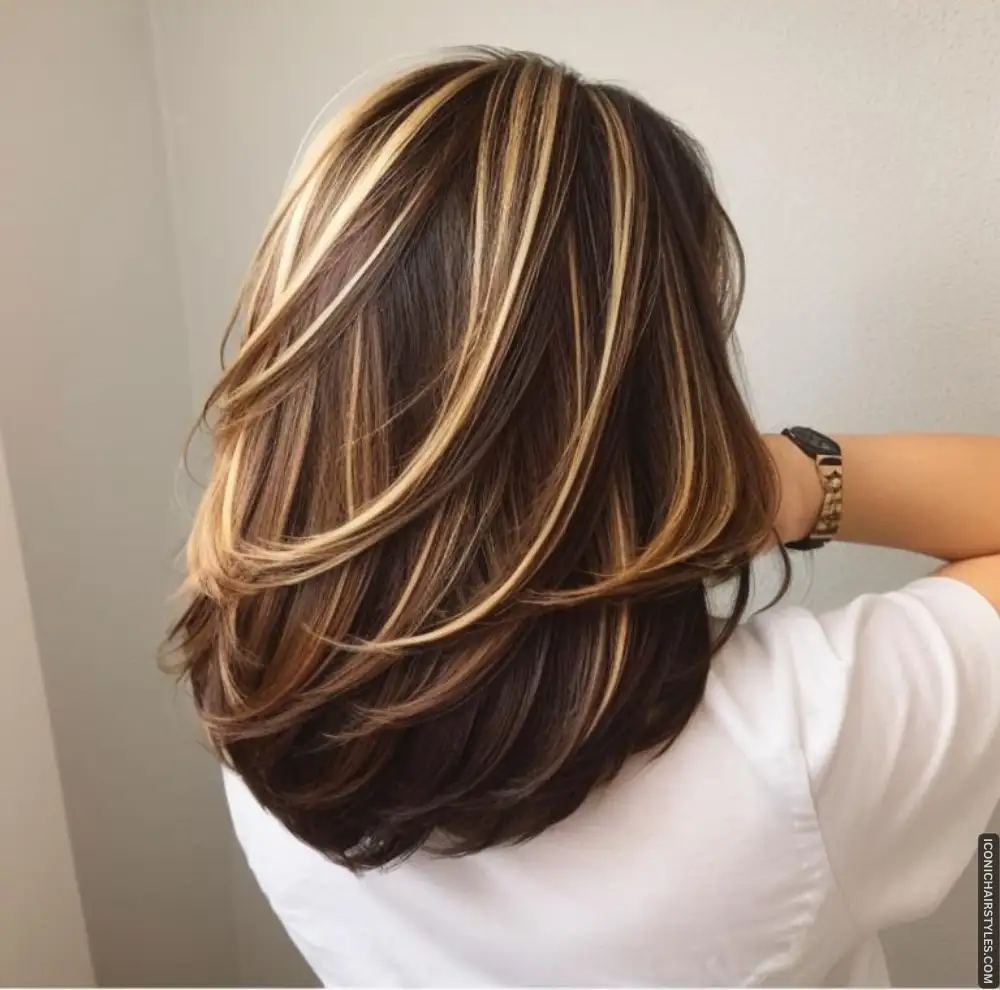 medium length layered haircuts