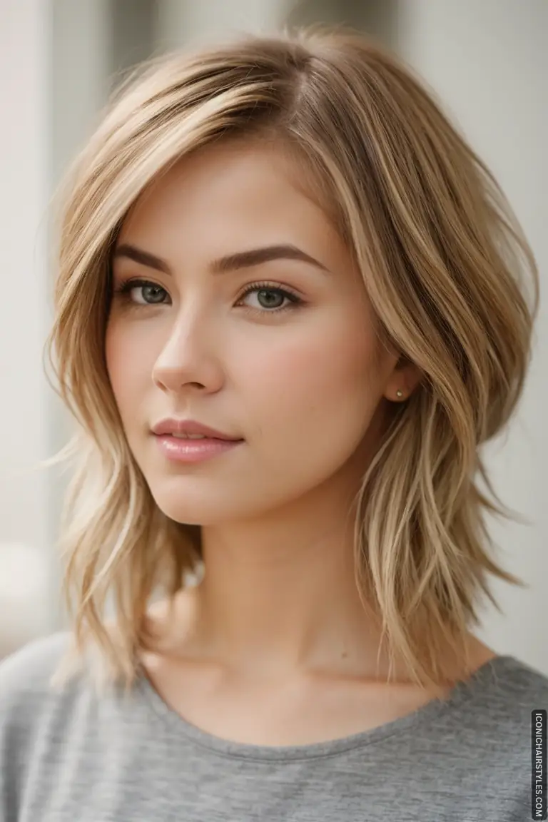 medium length layered haircuts