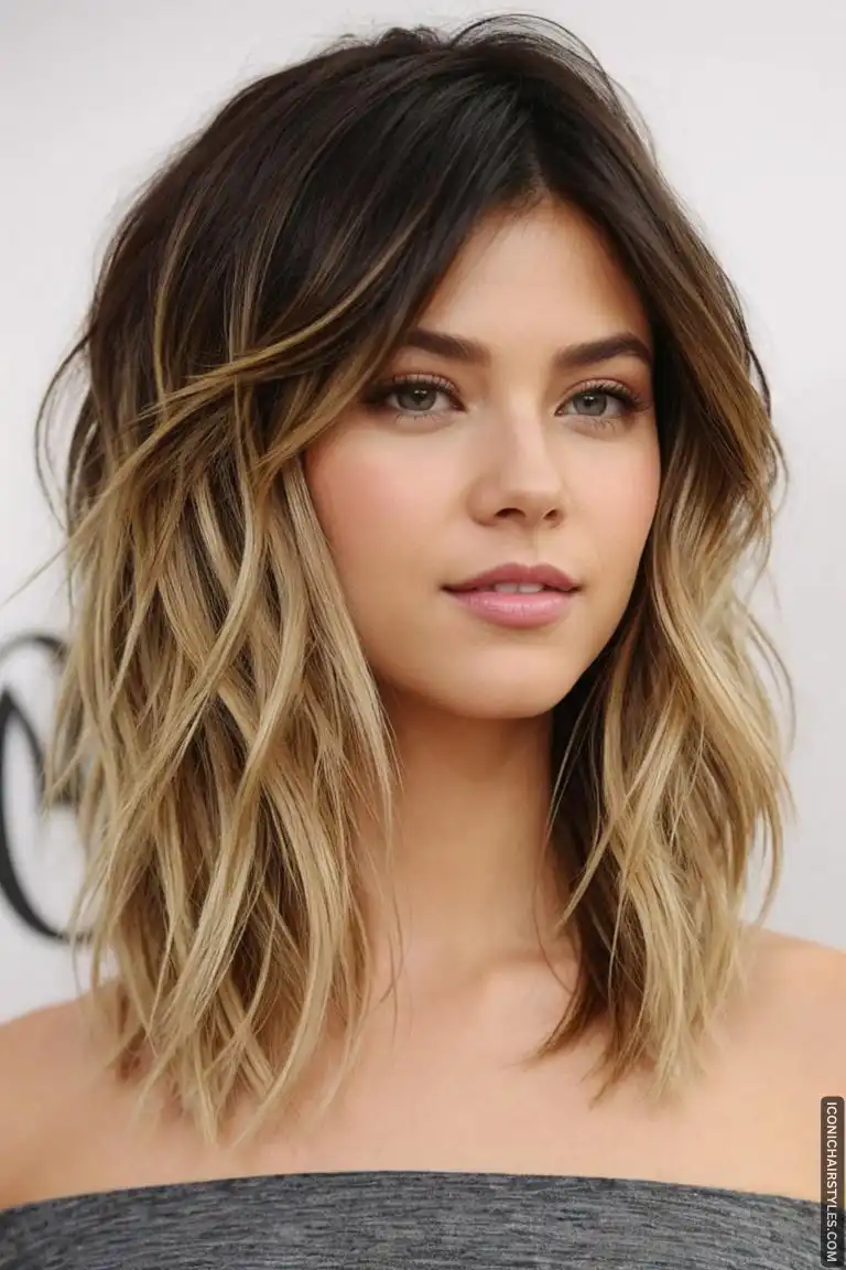 medium length layered haircuts