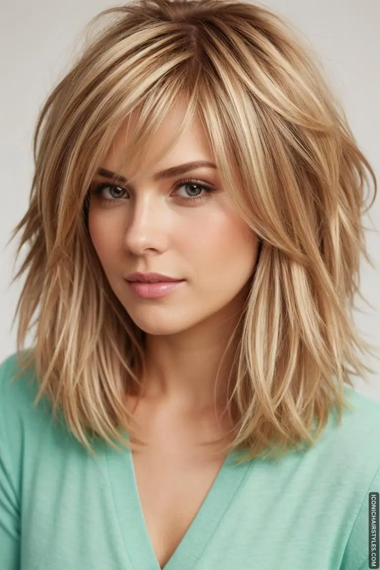 medium length layered haircuts