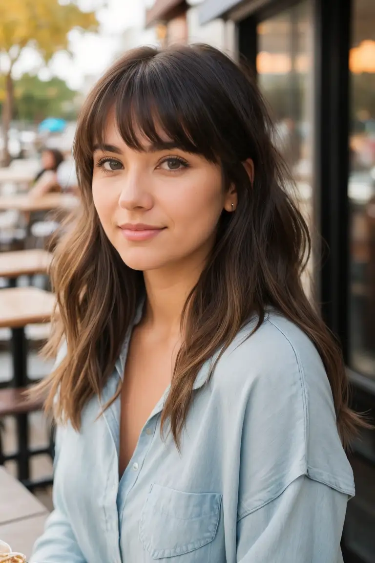 medium length layered haircuts