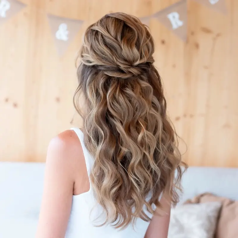 prom hairstyle for medium length hair