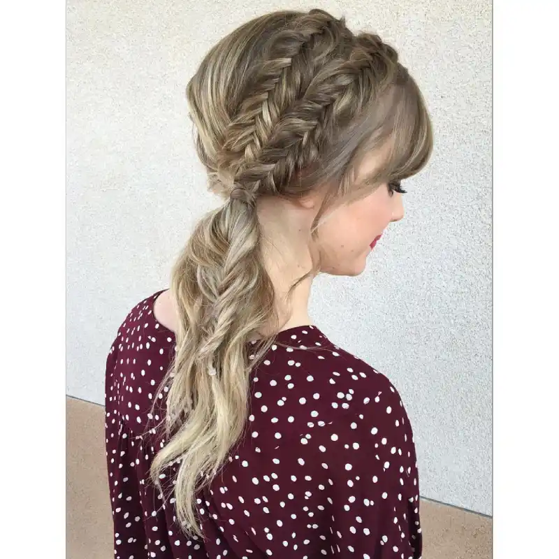 prom hairstyle for medium length hair