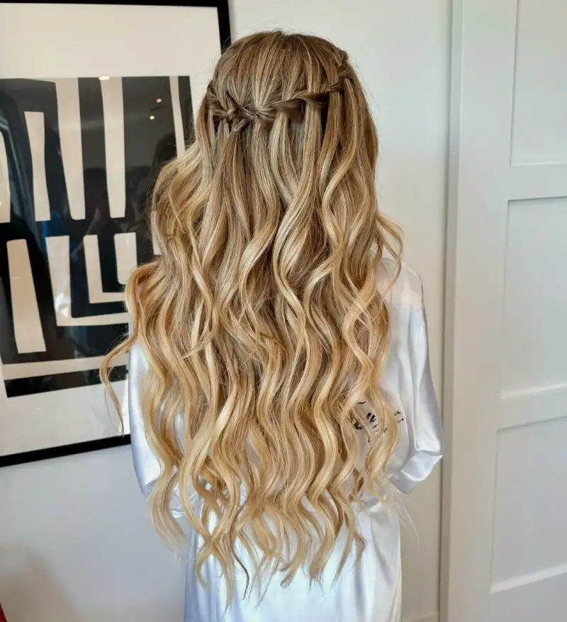 prom hairstyle for medium length hair