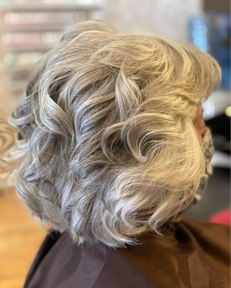 Short Gray Hairstyles for Women Over 63