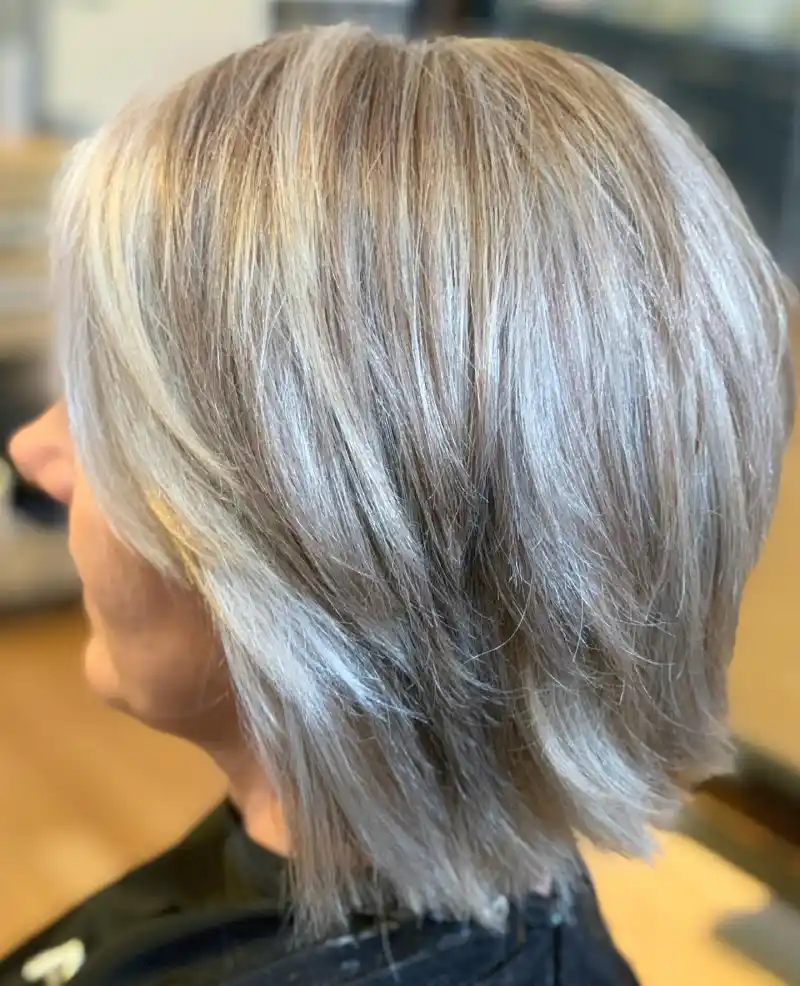 Short Gray Hairstyles for Women Over 65