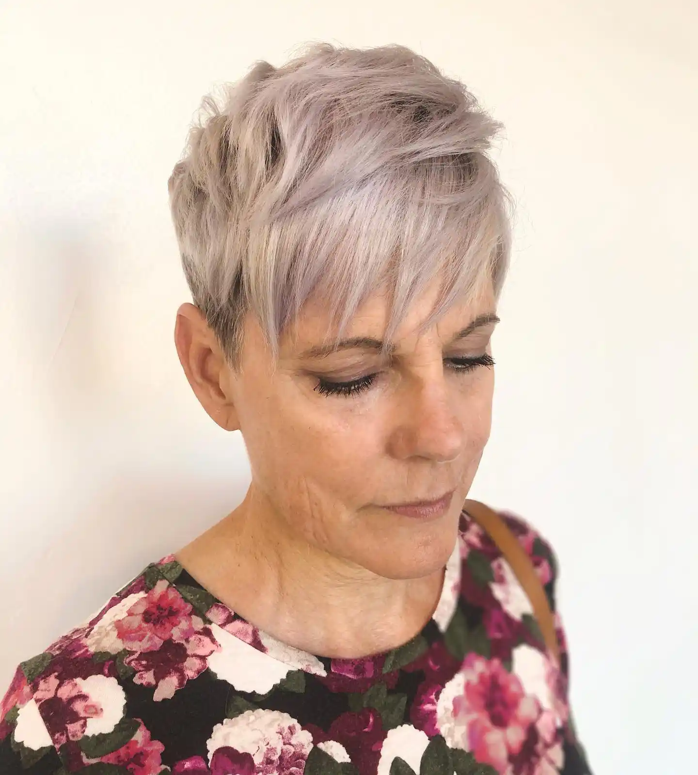 Short Gray Hairstyles for Women Over 68