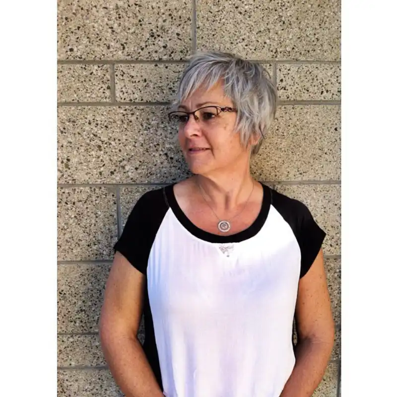 Short Gray Hairstyles for Women Over 73