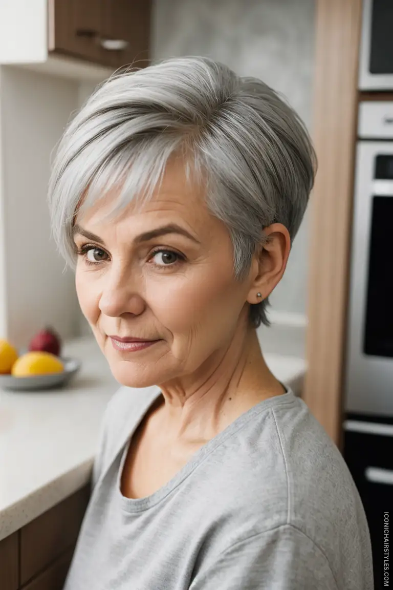 Pixie Cuts For Gray Hair