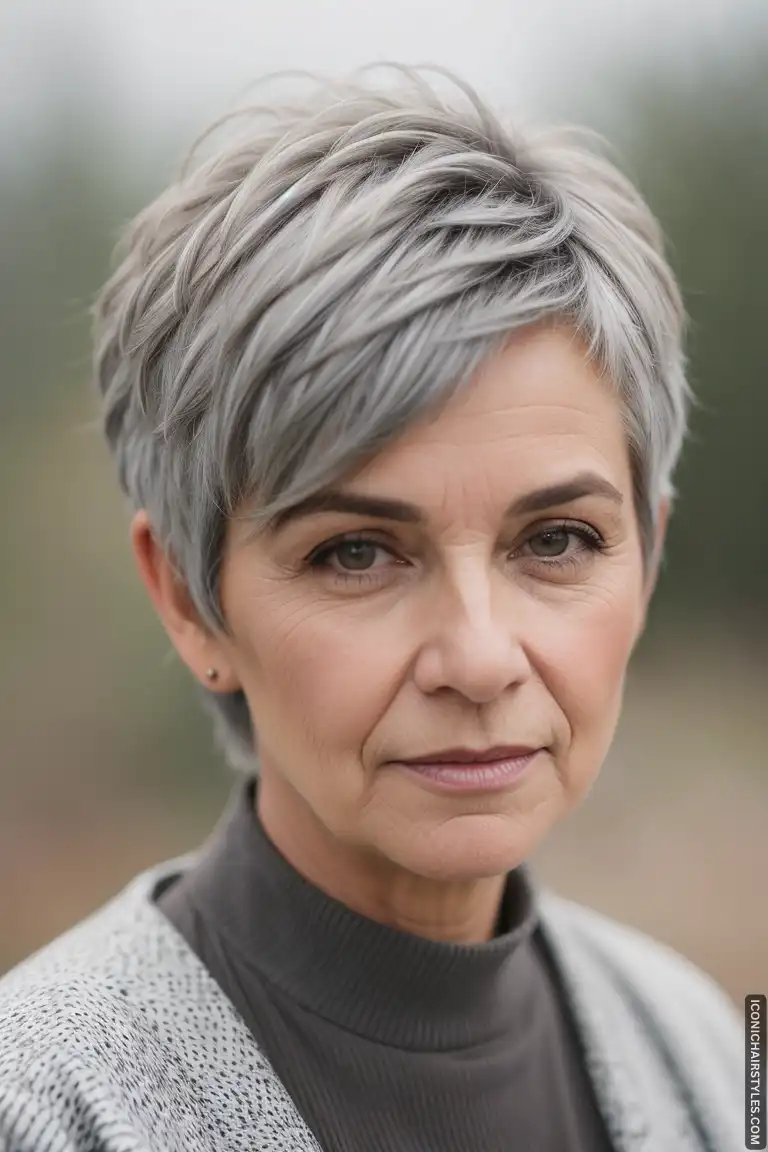 Pixie Cuts For Gray Hair