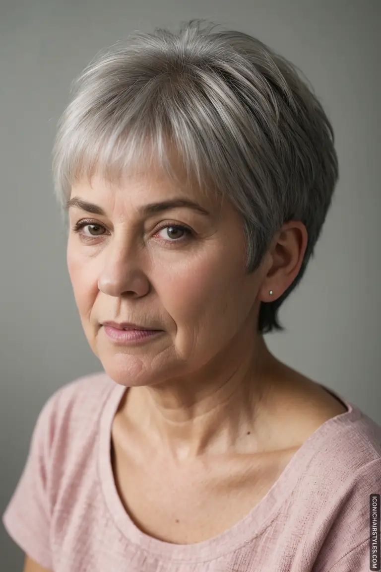 Pixie Cuts For Gray Hair