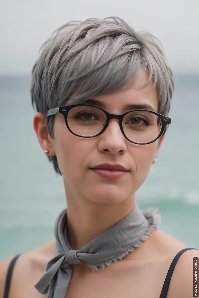 Pixie Cuts For Gray Hair