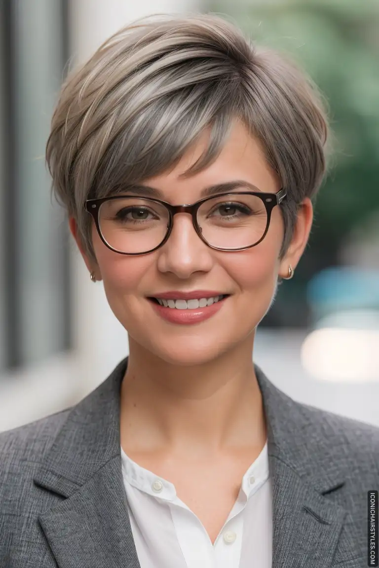 Pixie Cuts For Gray Hair