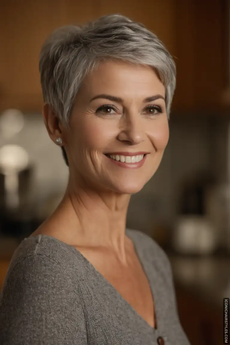 Pixie Cuts For Gray Hair