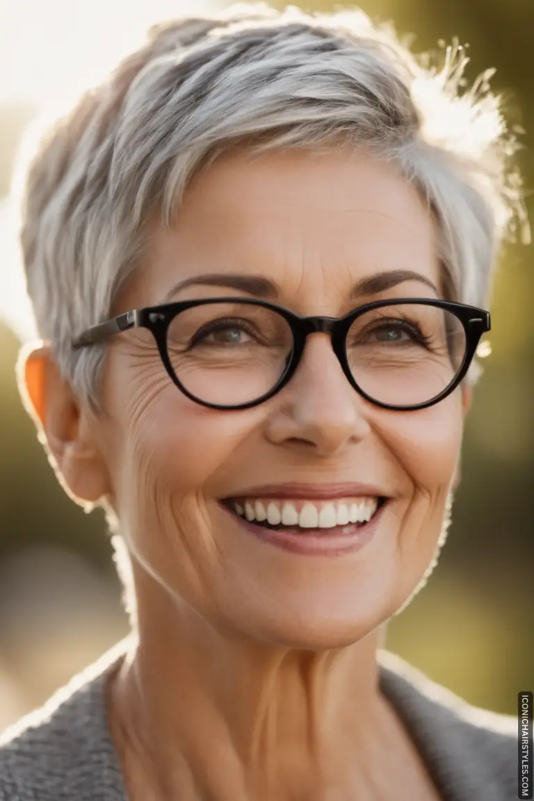 Pixie Cuts For Gray Hair