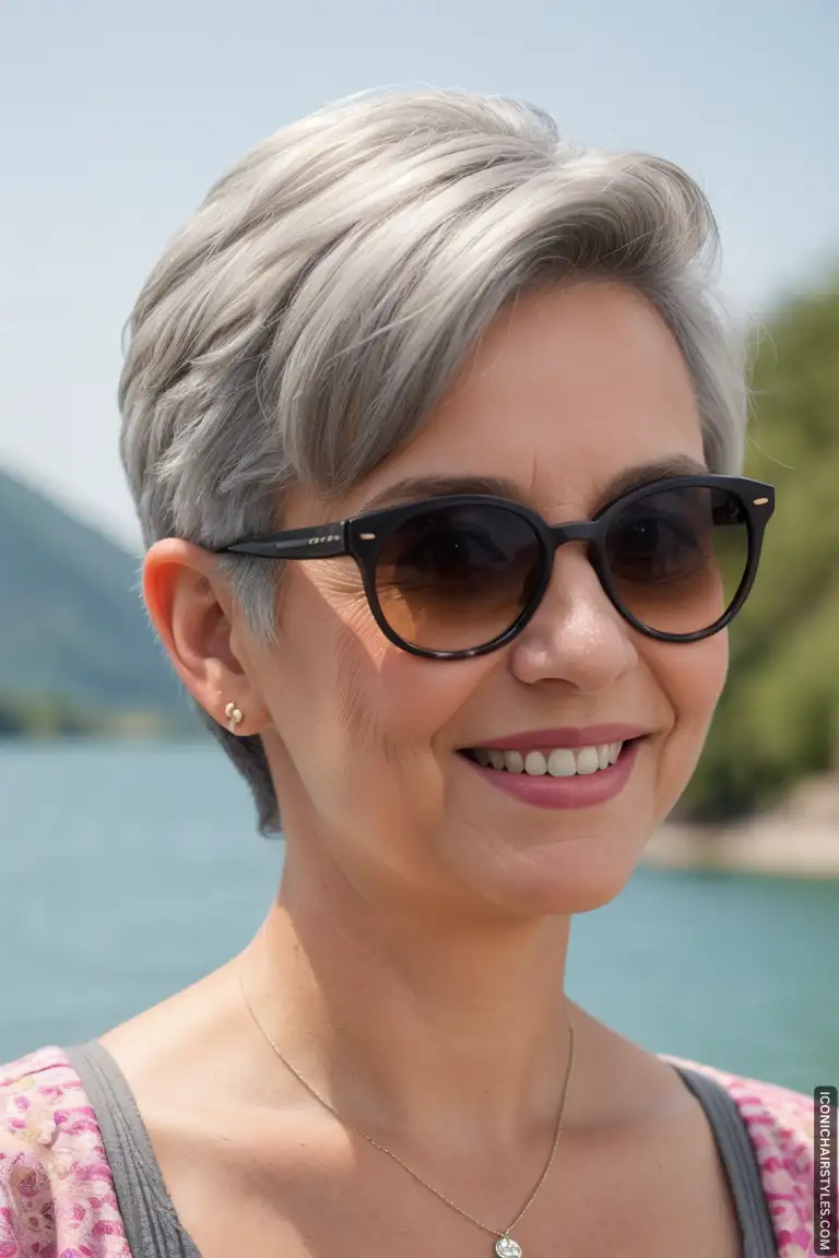 Pixie Cuts For Gray Hair