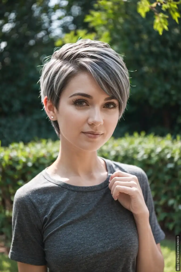 Pixie Cuts For Gray Hair