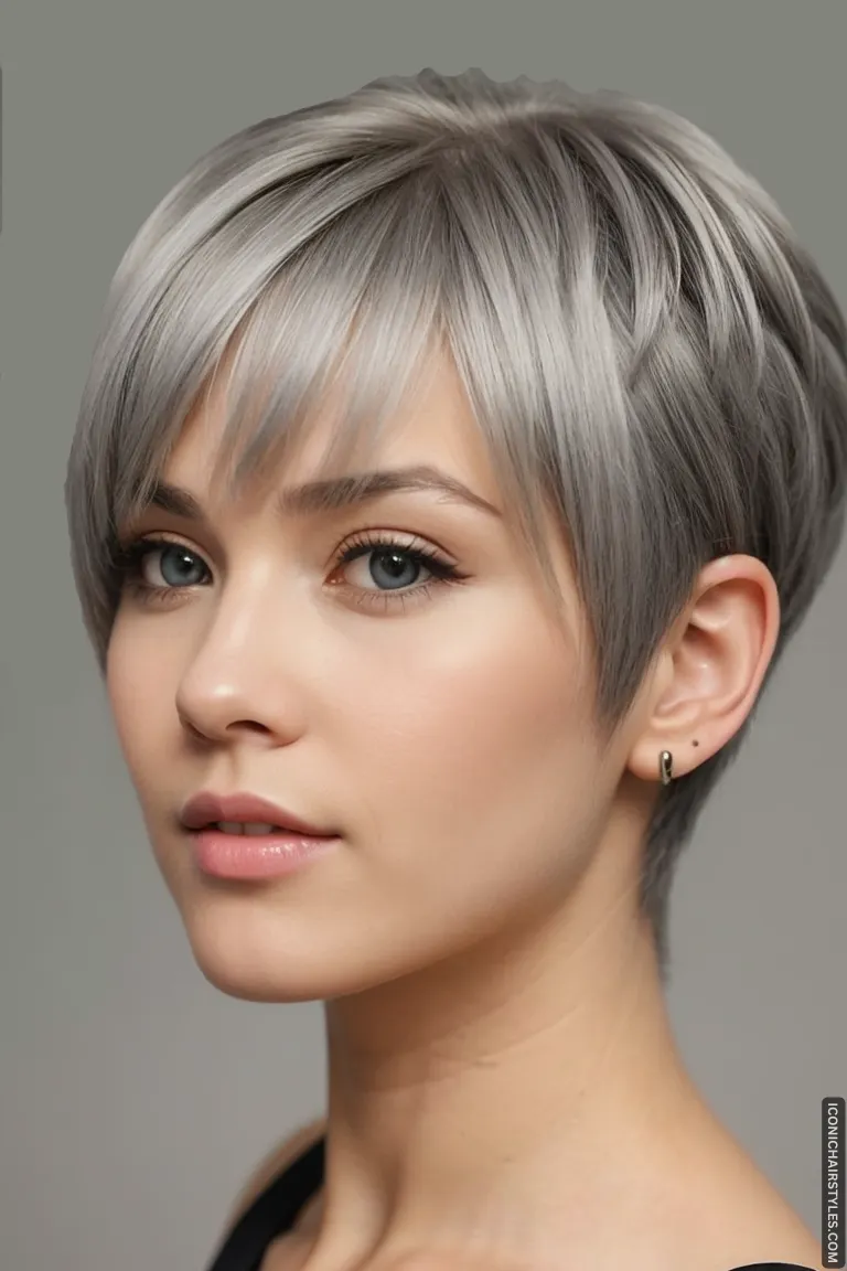 Pixie Cuts For Gray Hair