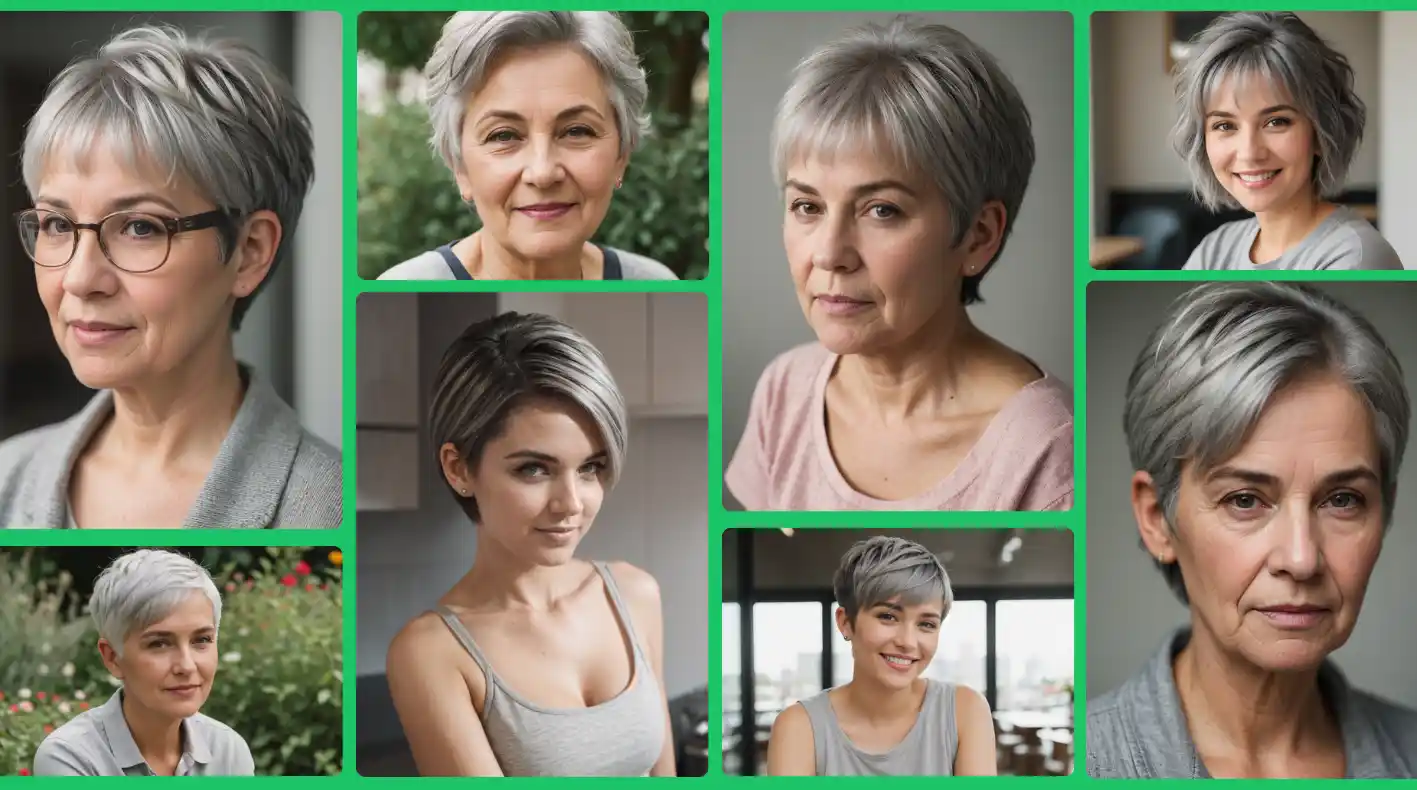 Pixie Cuts For Gray Hair