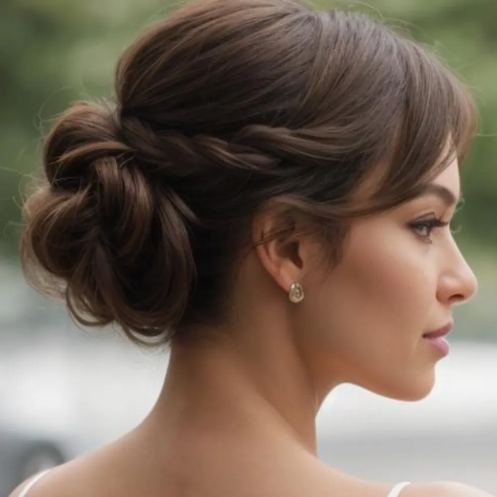 prom hairstyle for medium length hair