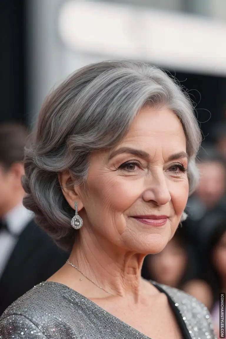 Short Gray Hairstyles for Women Over 50