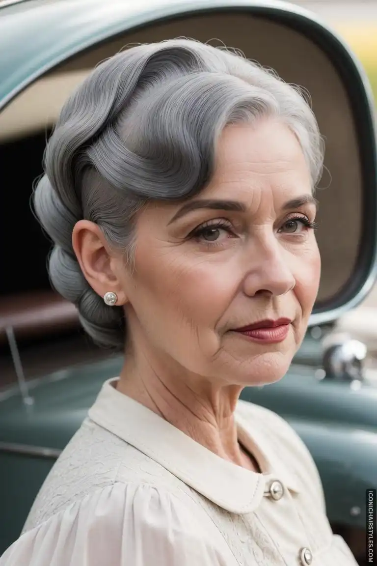 Short Gray Hairstyles for Women Over 50