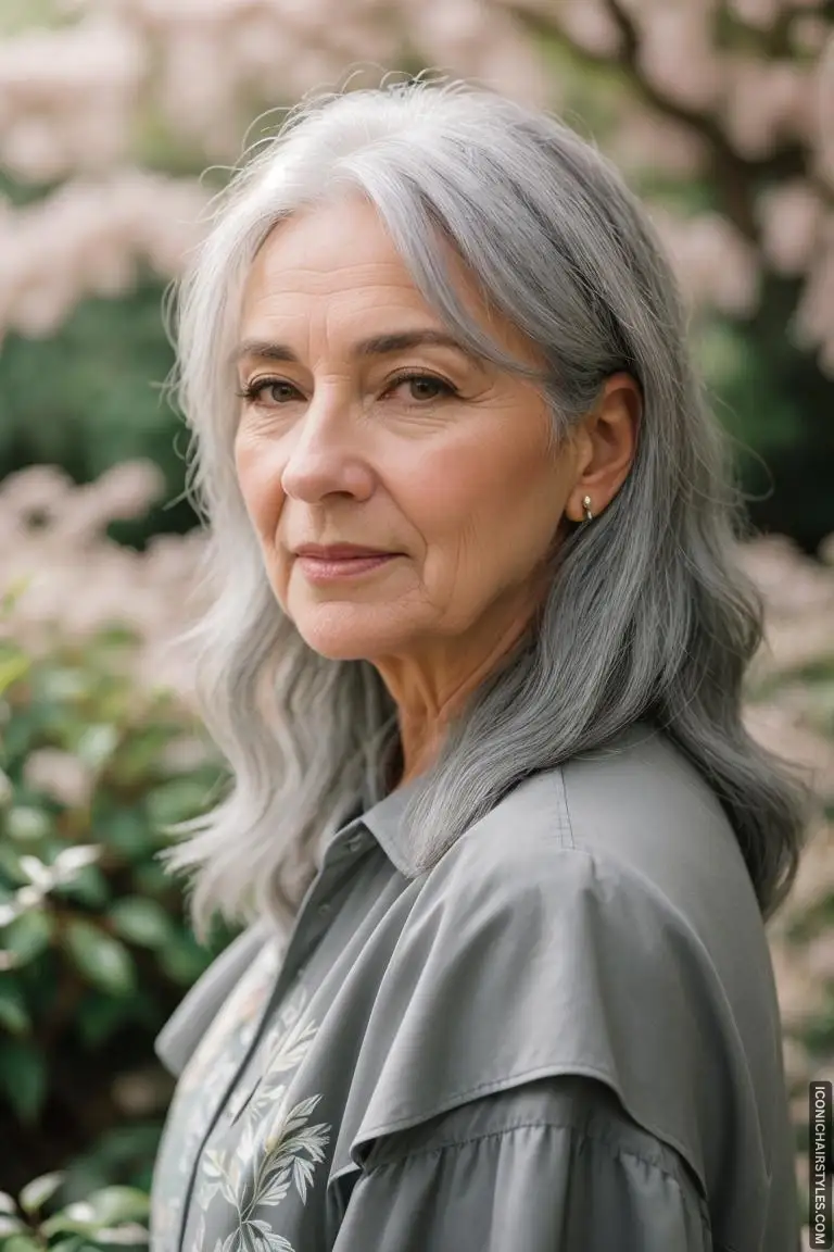 Short Gray Hairstyles for Women Over 50