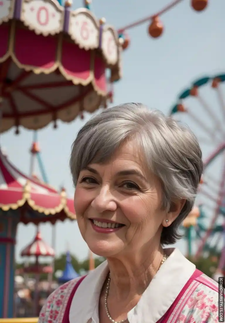 Short Gray Hairstyles for Women Over 50