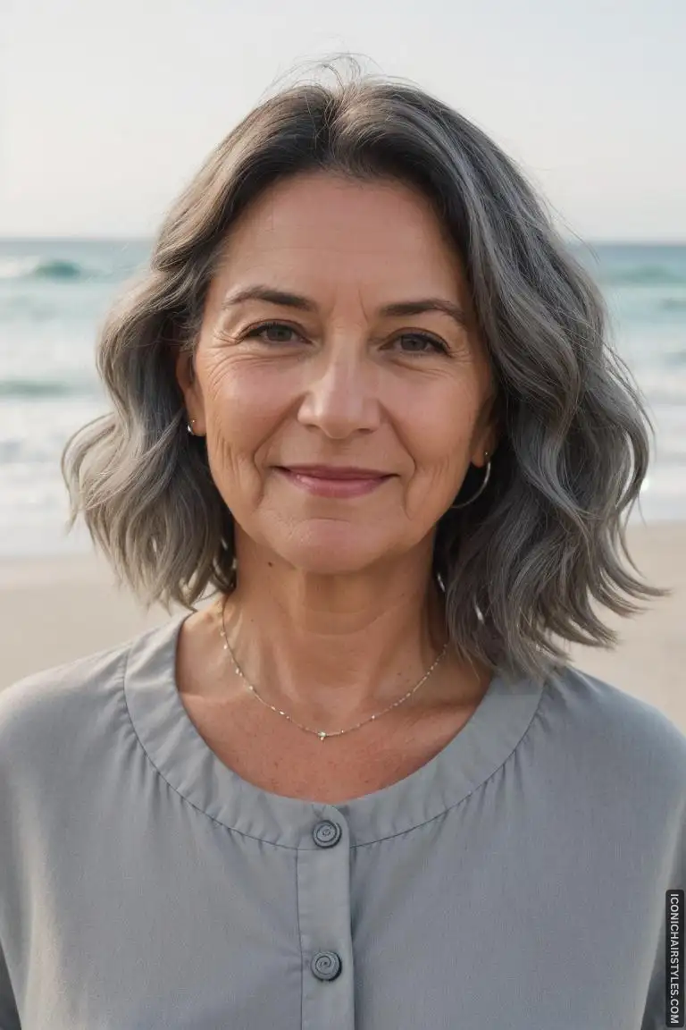 Short Gray Hairstyles for Women Over 50