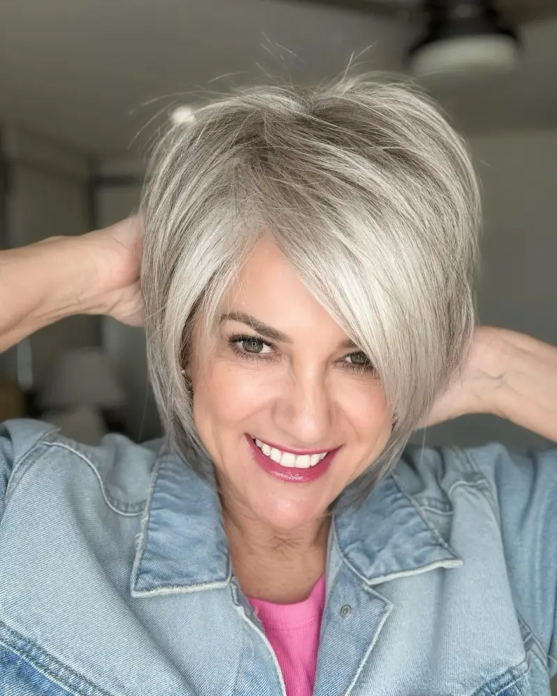 Short Haircuts for Fine Thin Hair Over 63