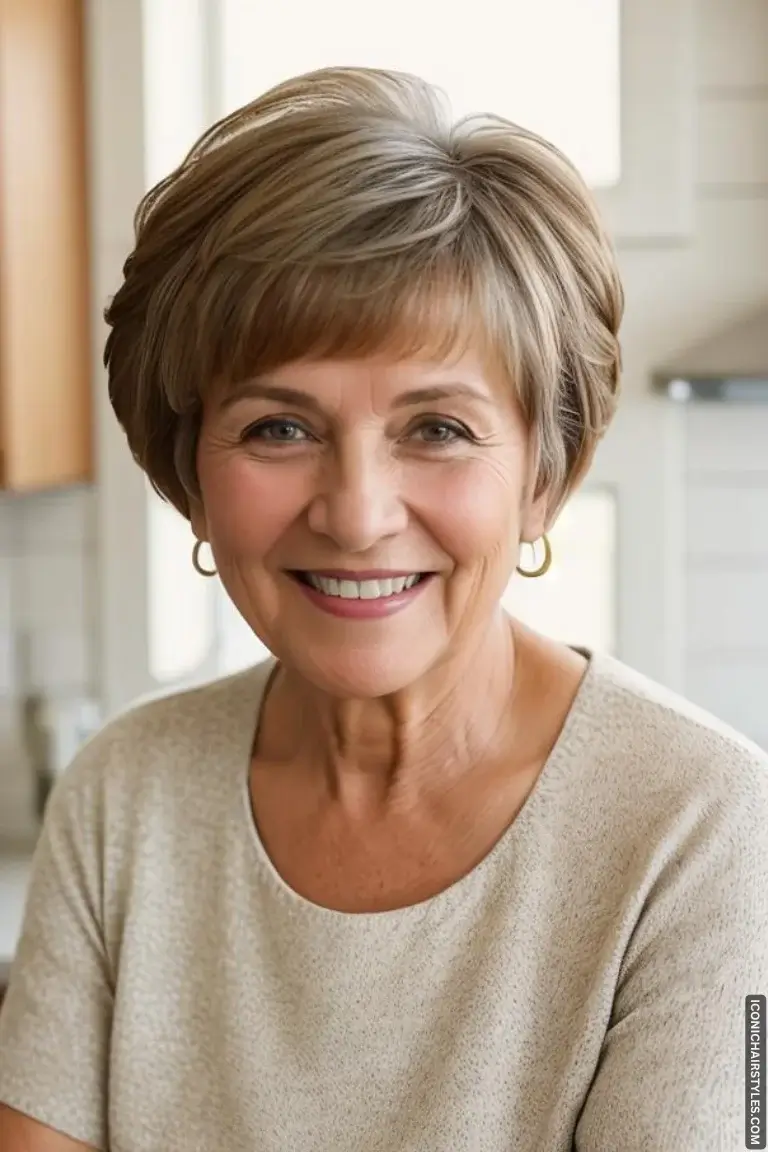 Short Haircuts For Older Women With Fine Hair