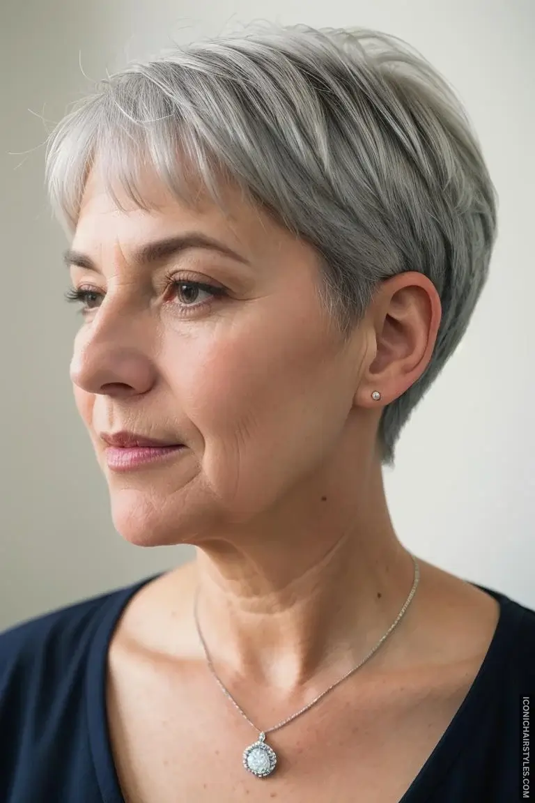 Short Haircuts For Older Women With Fine Hair