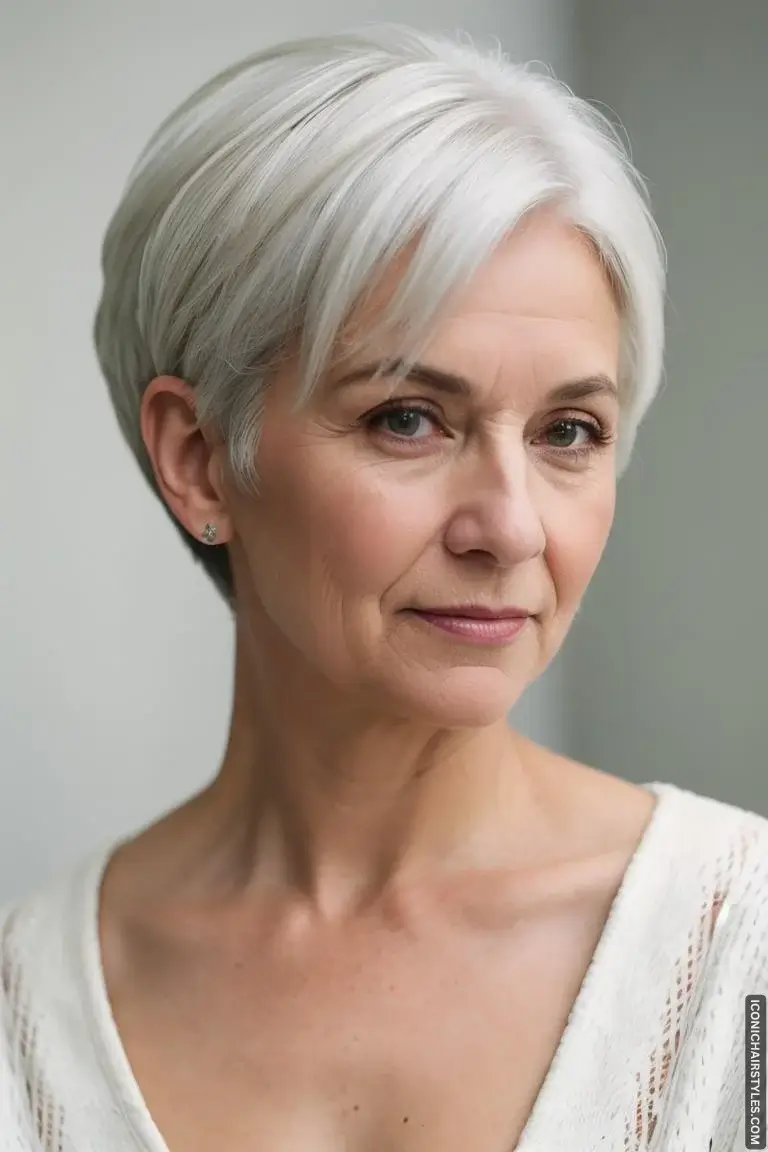 Short Haircuts For Older Women With Fine Hair