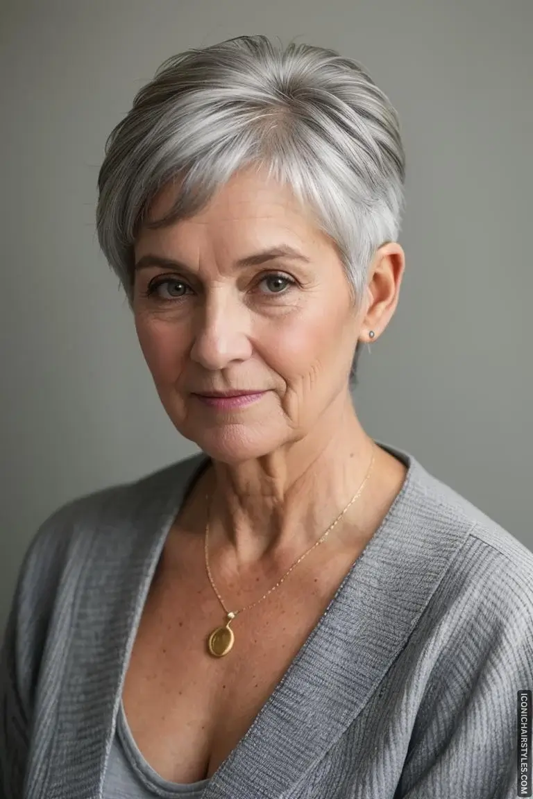 Short Haircuts For Older Women With Fine Hair