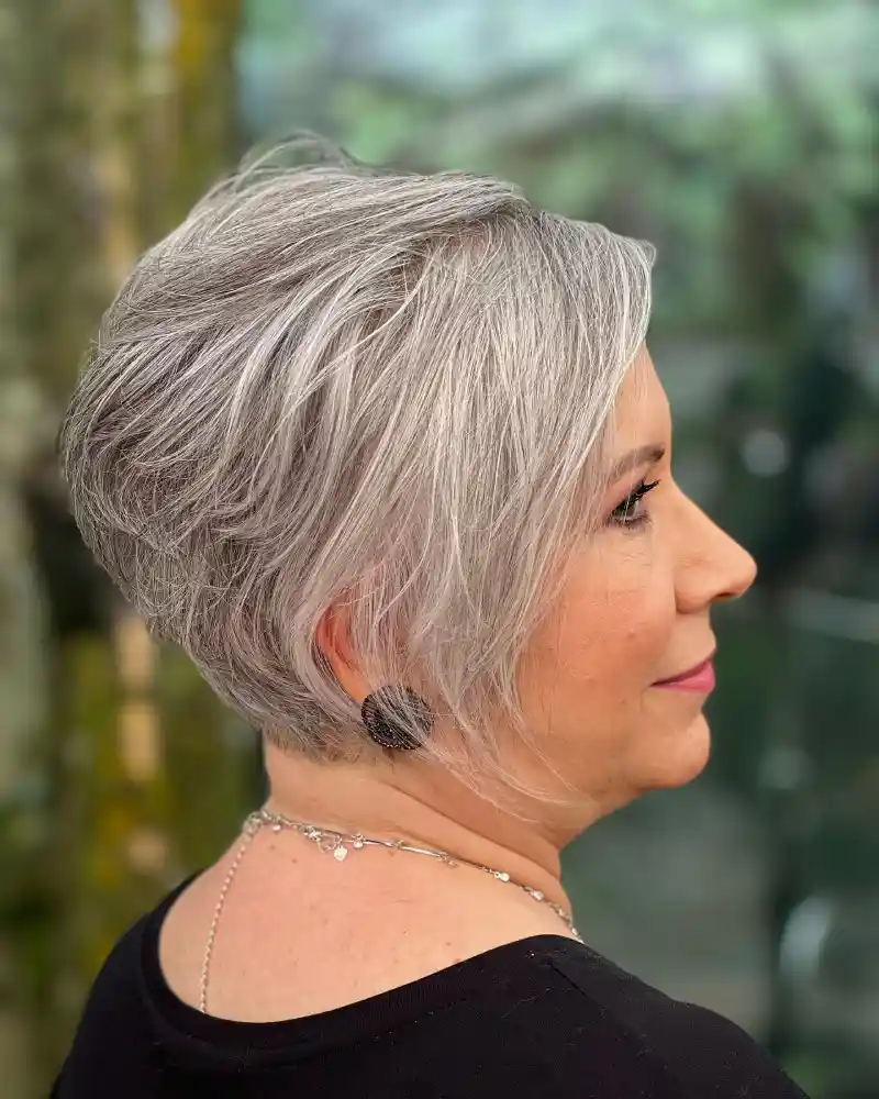 Short Haircuts For Older Women With Fine Hair