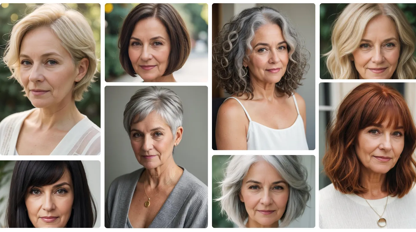 Short Haircuts For Older Women With Fine Hair