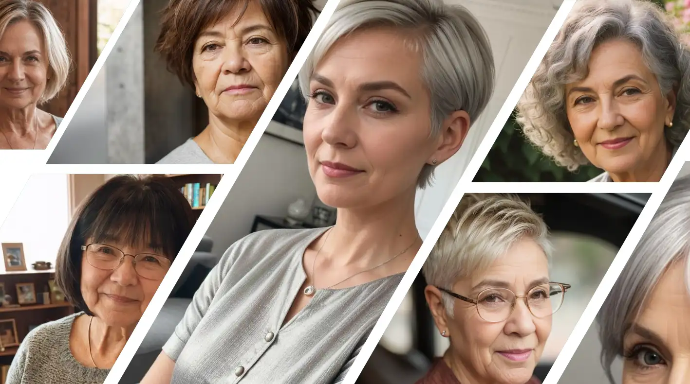 Short Haircuts for Older Women