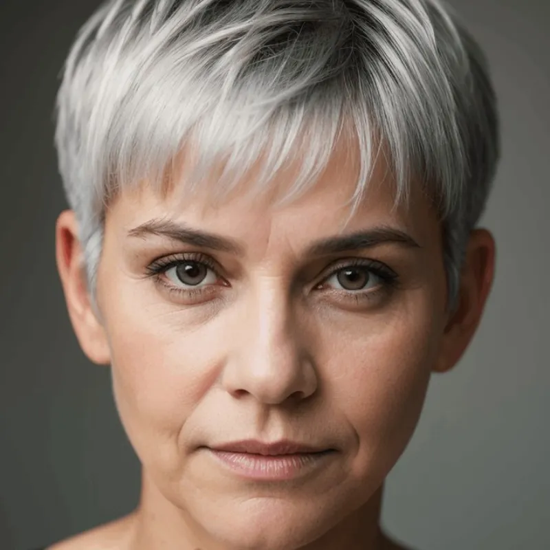 Short Pixie Haircuts for Women Over 61