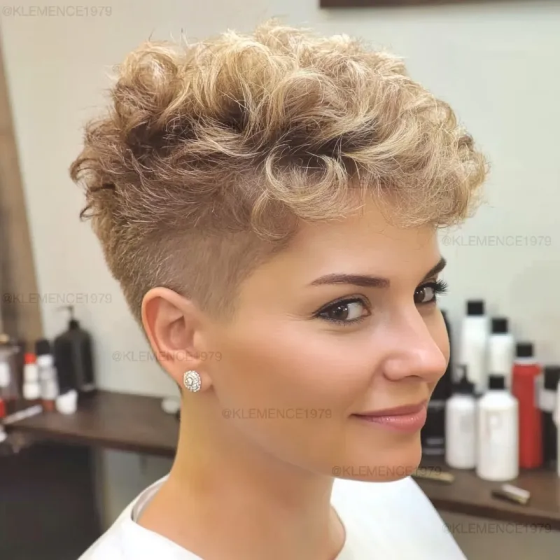 Short Pixie Haircuts for Women Over 68