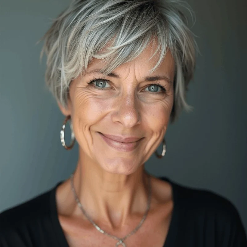 Short Pixie Haircuts for Women Over 71