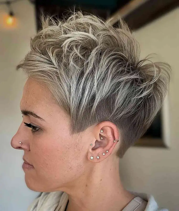 Short Pixie Haircuts for Women Over 54