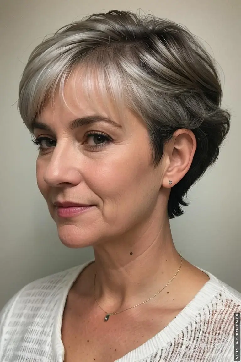 Short Wavy Hairstyles for Women Over 50