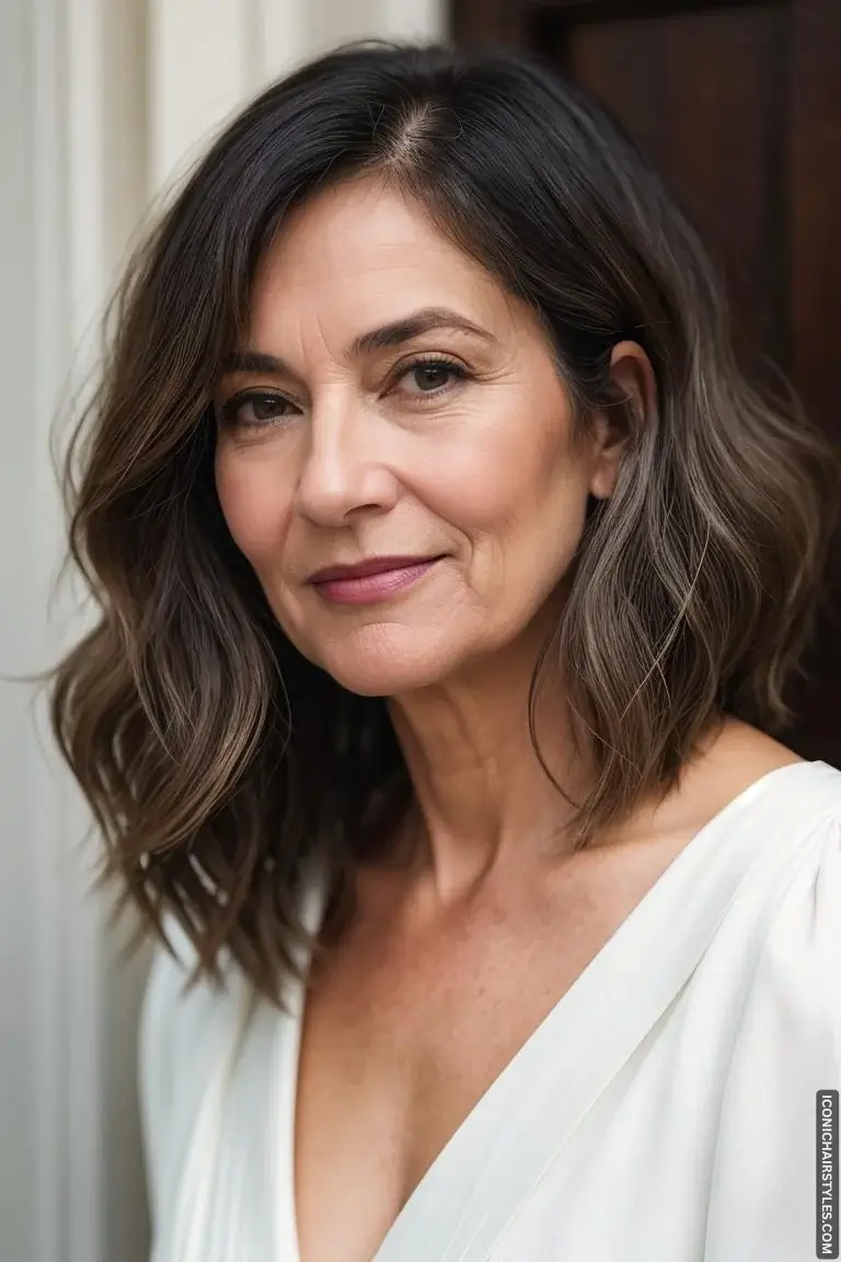 Short Wavy Hairstyles for Women Over 50