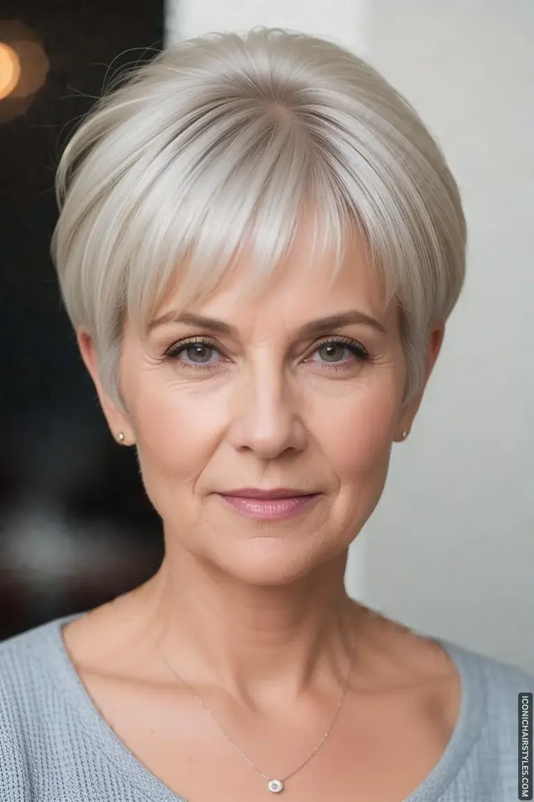 Short Wavy Hairstyles for Women Over 50