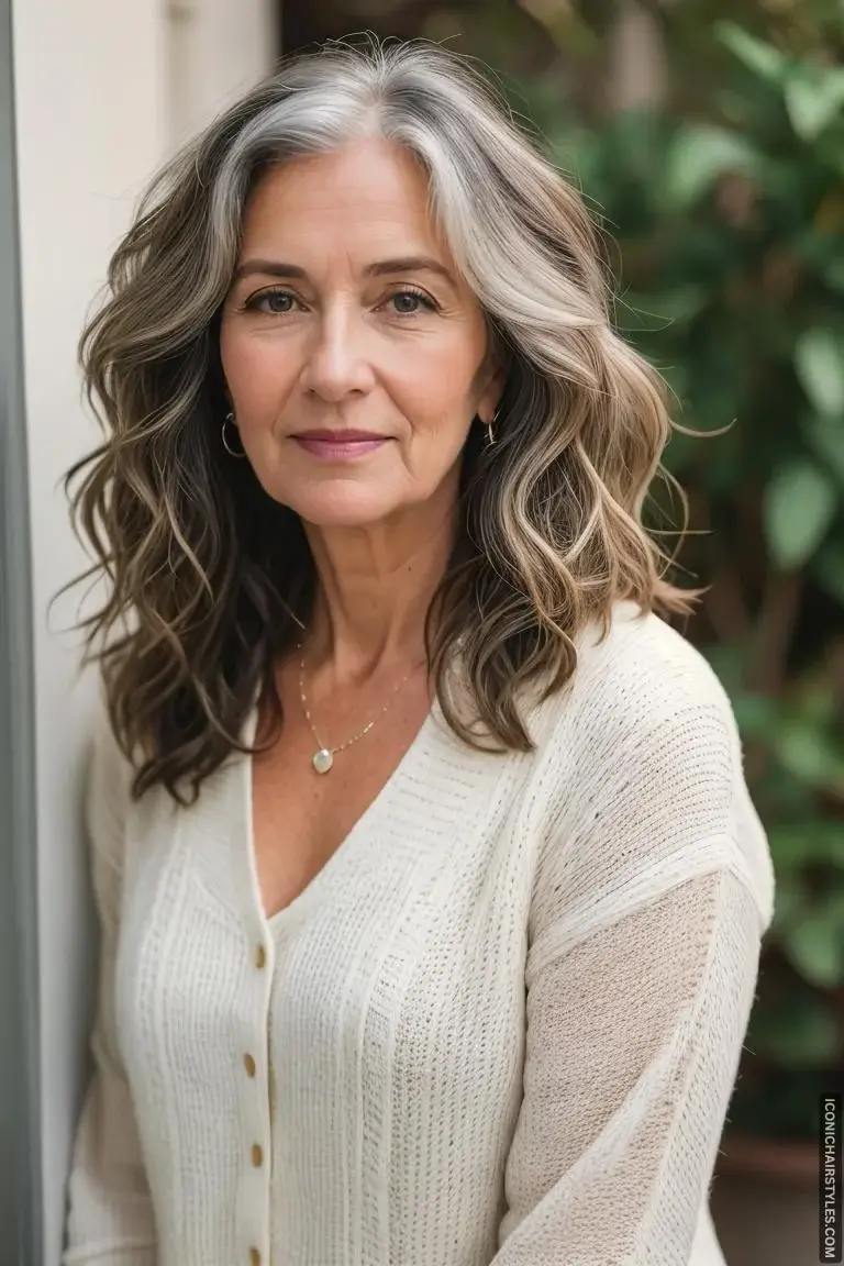 Short Wavy Hairstyles for Women Over 50