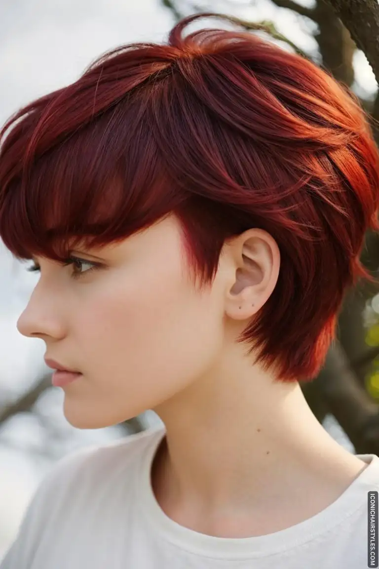 trending bixie haircut