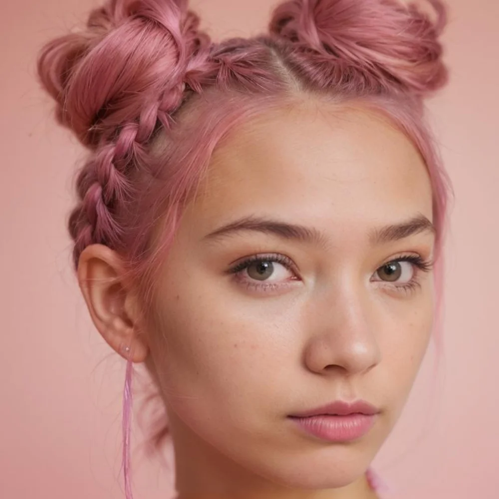 30 Trendy Two Bun Hairstyles