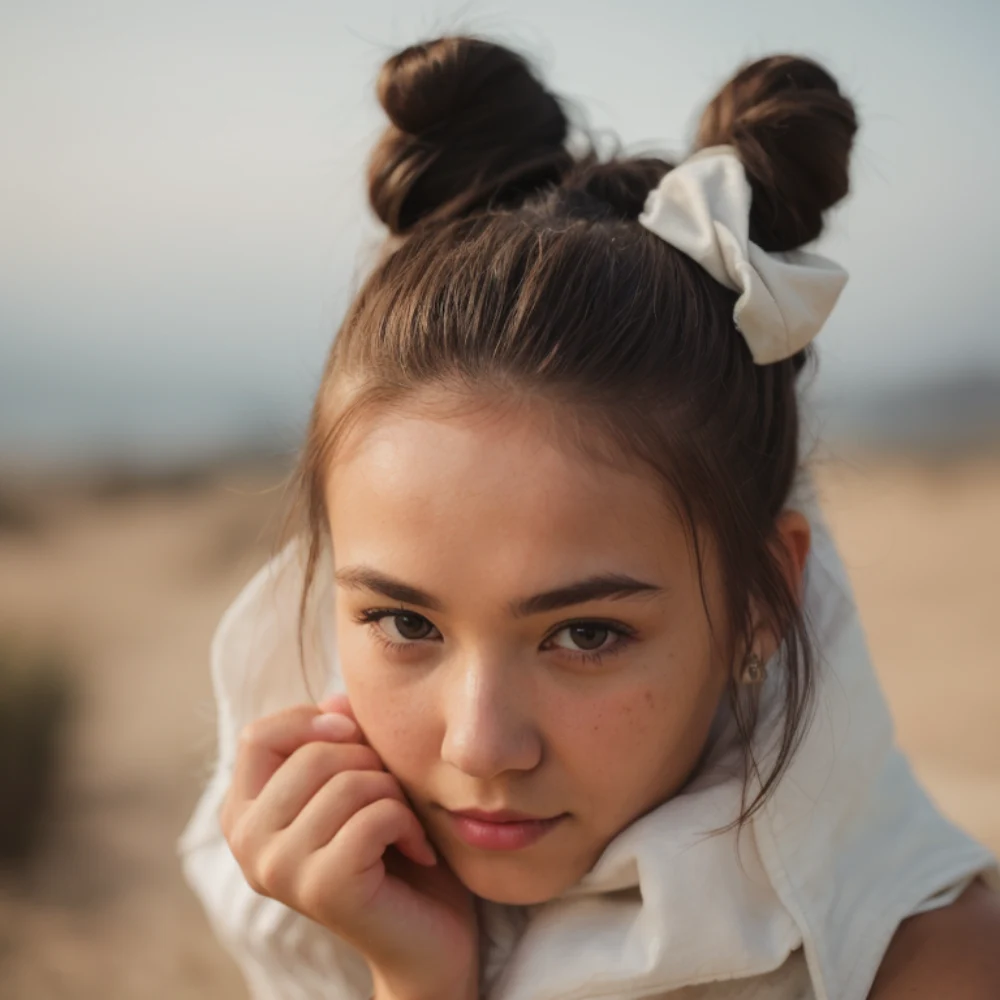 Two Buns Hairstyle